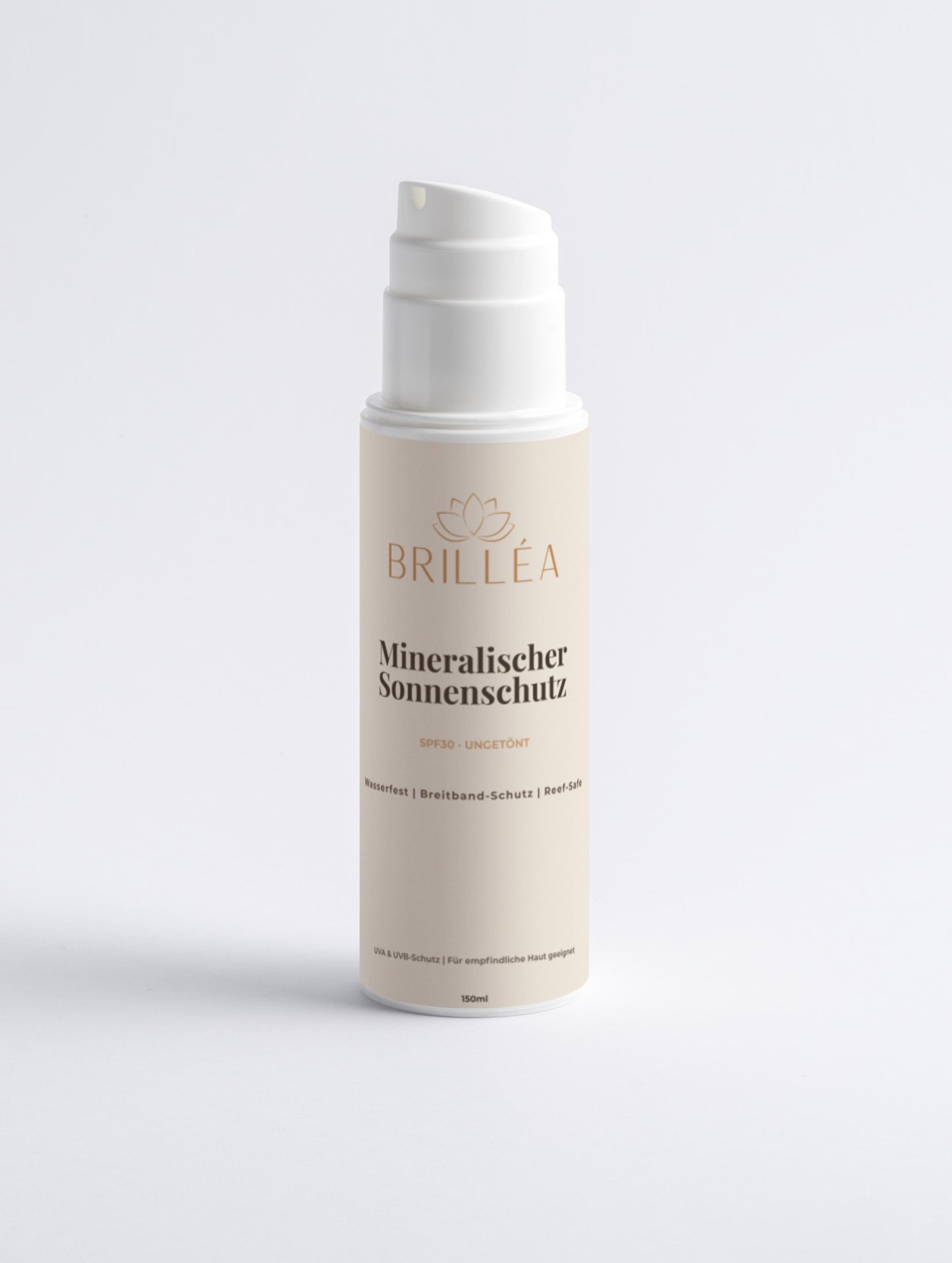 Mineralischer Sonnenschutz SPF30, ungetönt - 150ml (15198941086020) (15173032575300) (14833186963780)