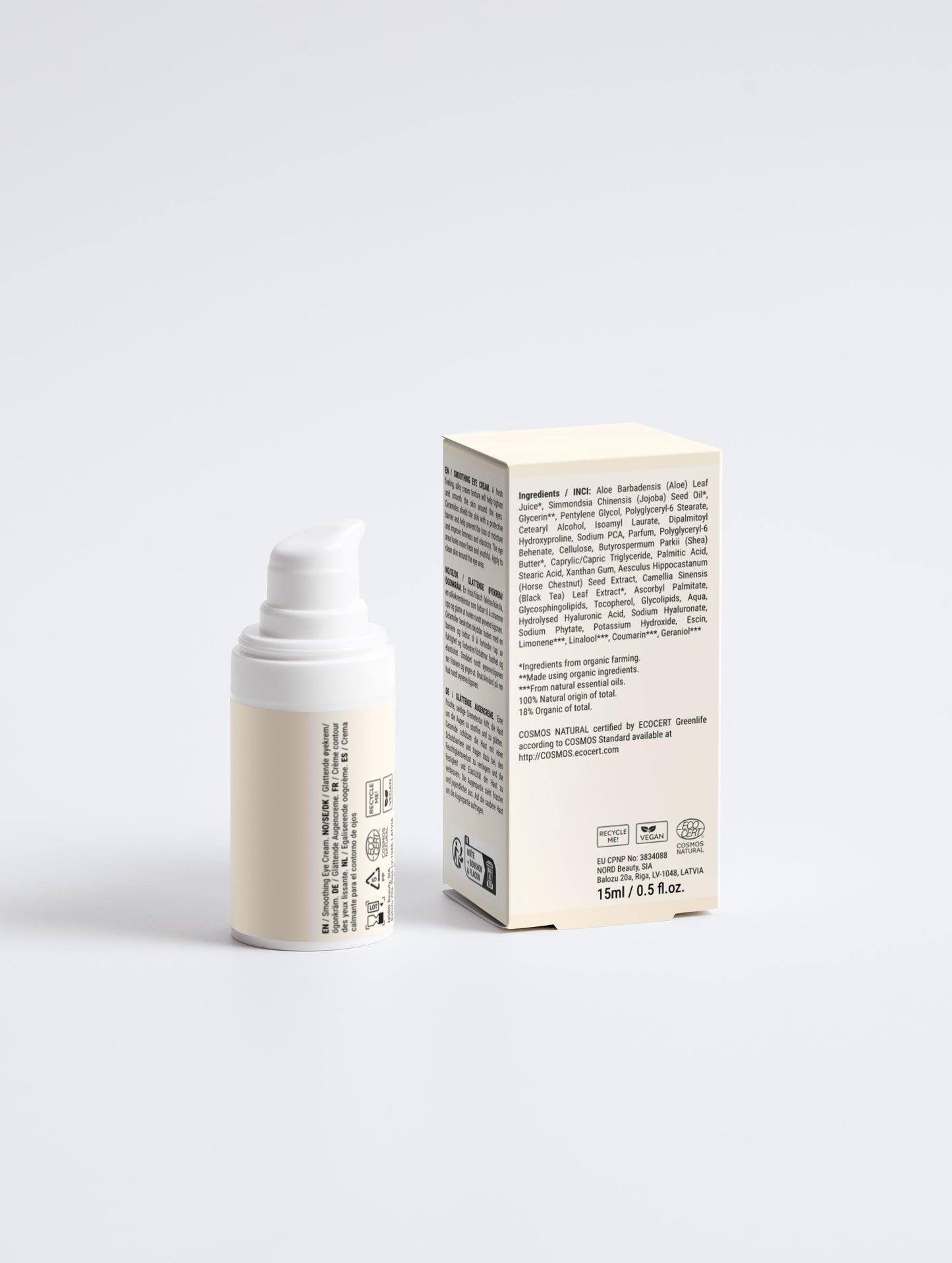 Glättende Augencreme | Smoothing Eye Cream - 15ml - Brilléa (9082390053188)