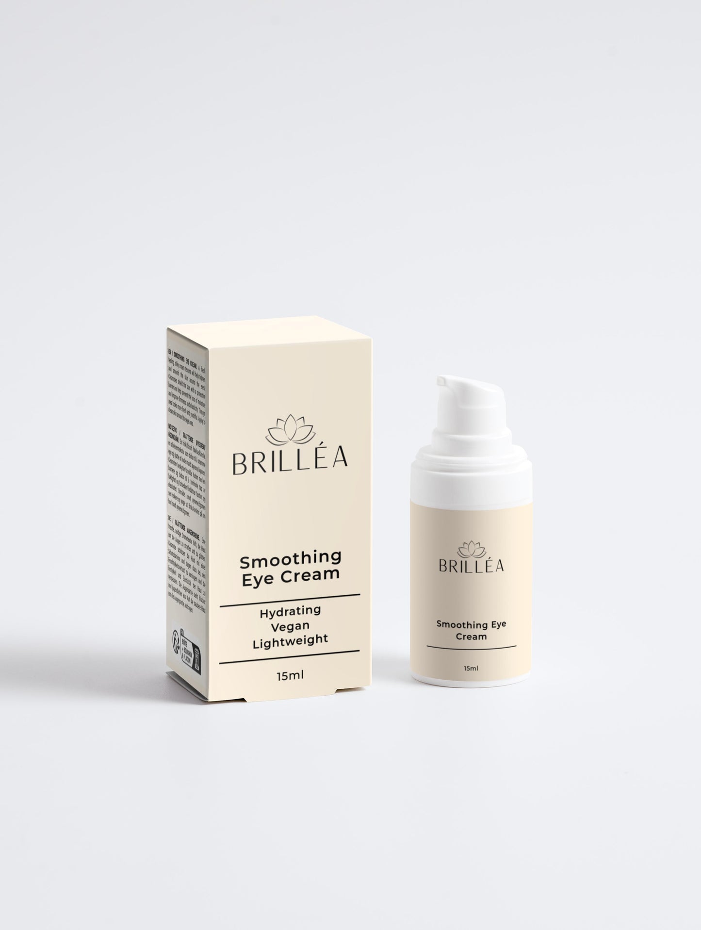 Glättende Augencreme | Smoothing Eye Cream - 15ml - Brilléa (9082390053188)