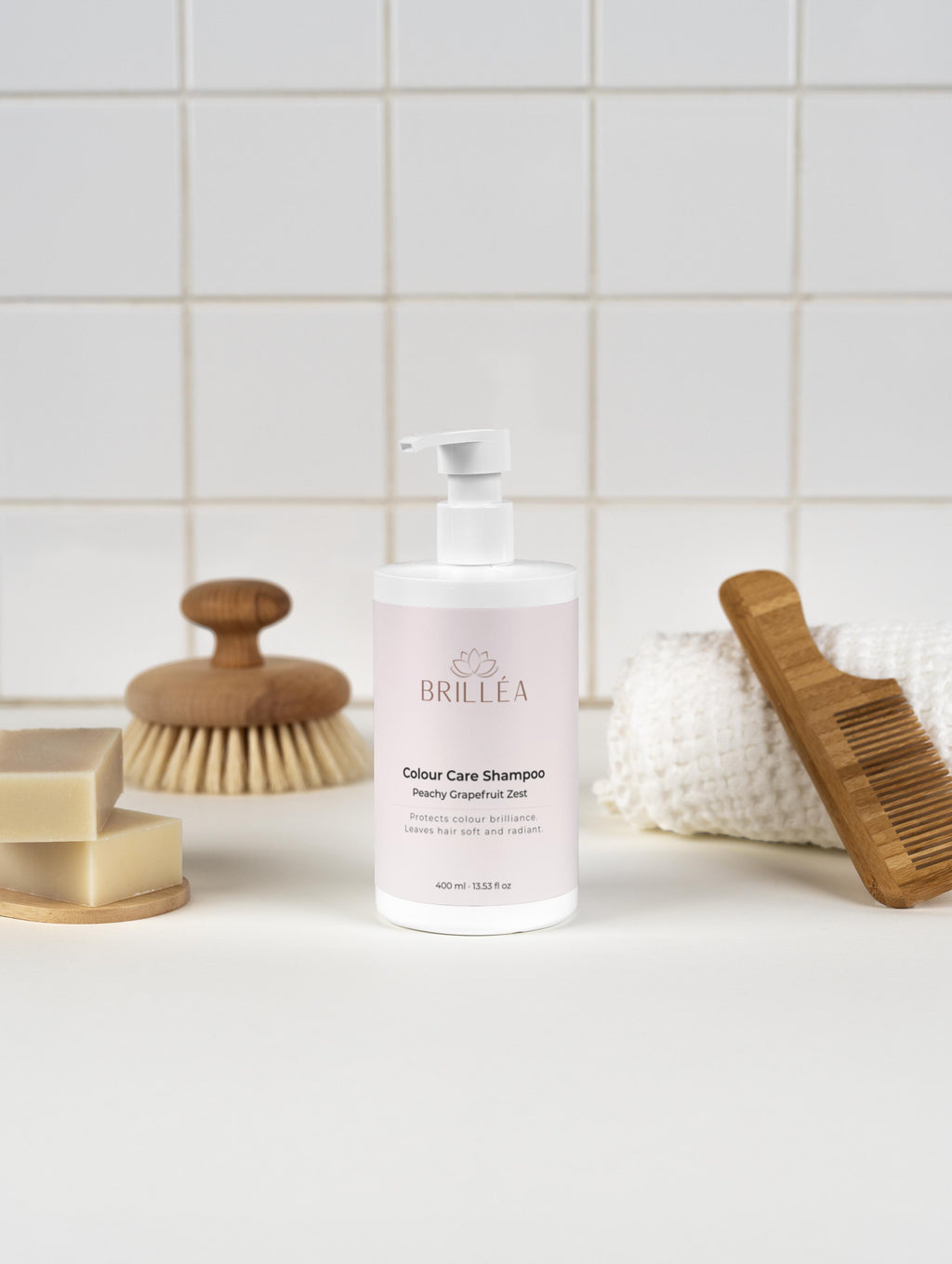 Color Care Peach Grapefruit | Farbpflege Shampoo Pfirsich-Grapefruit - 400ml - Brilléa