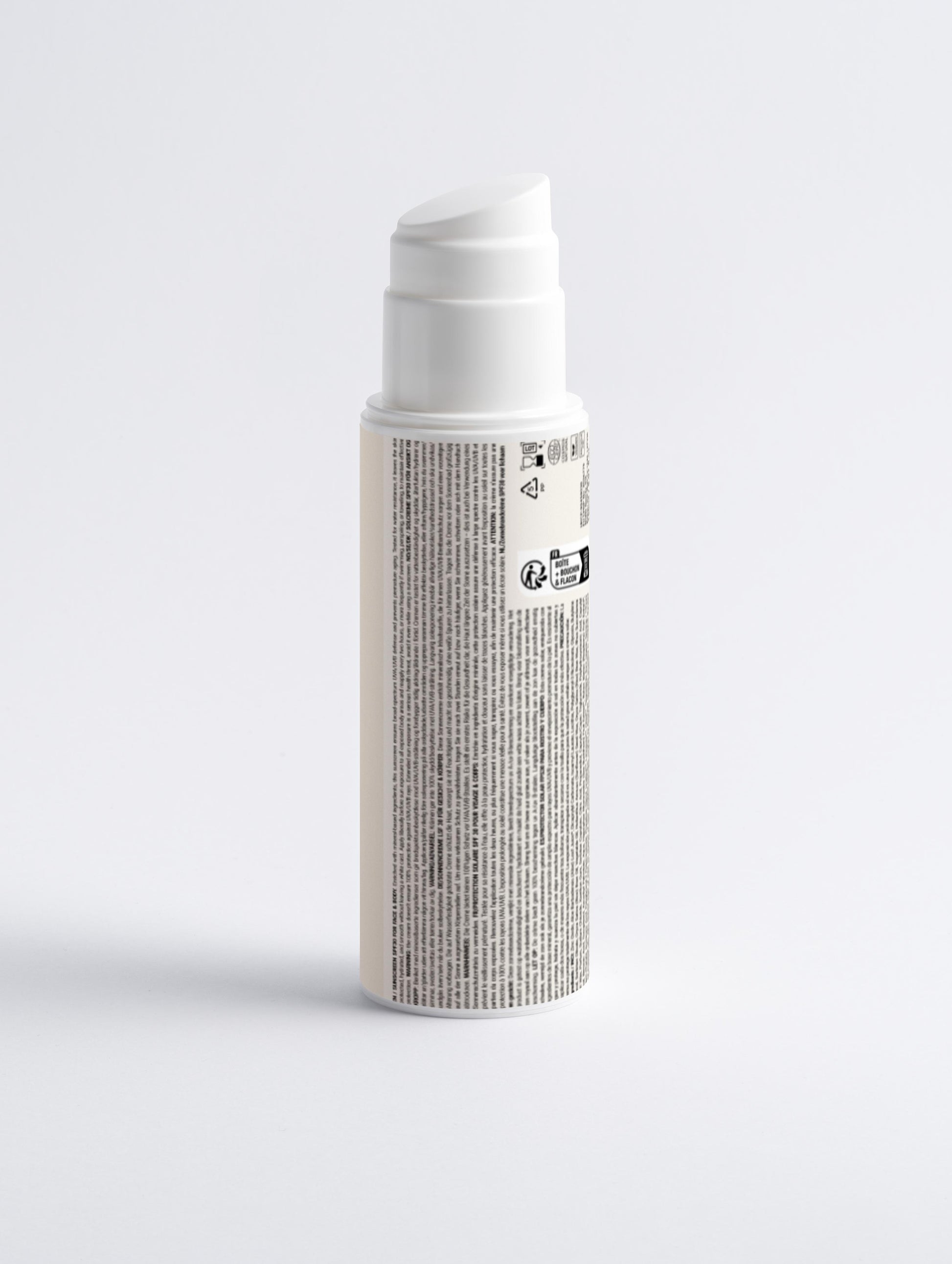 Mineralischer Sonnenschutz SPF30, ungetönt - 150ml (15198941086020)