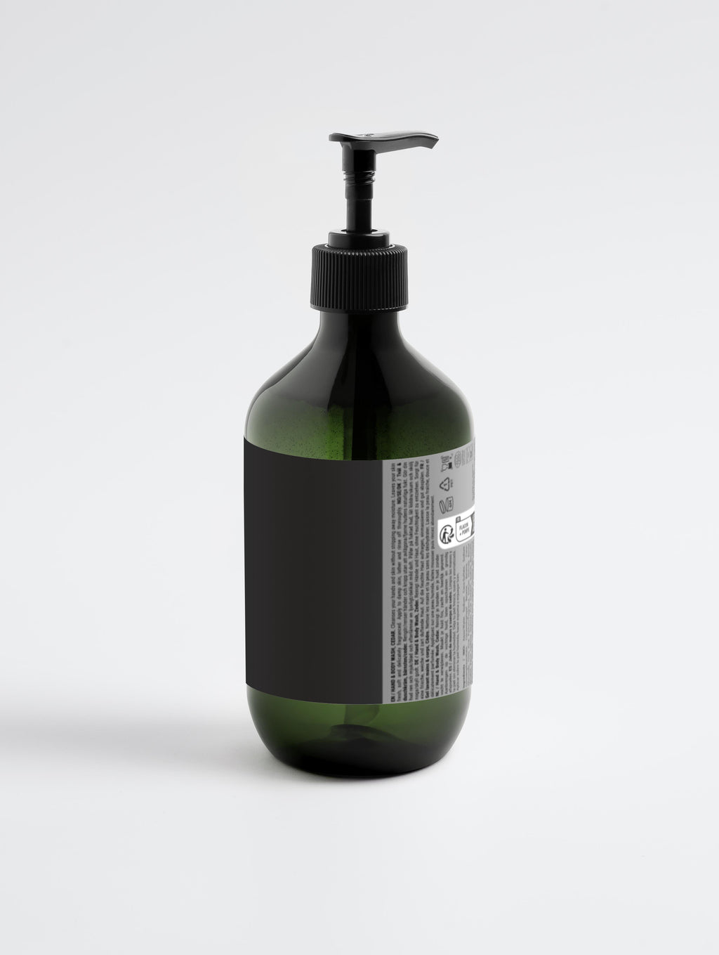 Naturseife Hand & Body Pfefferminze & Dunkle Zeder - 490ml - Brilléa (9082686832964)