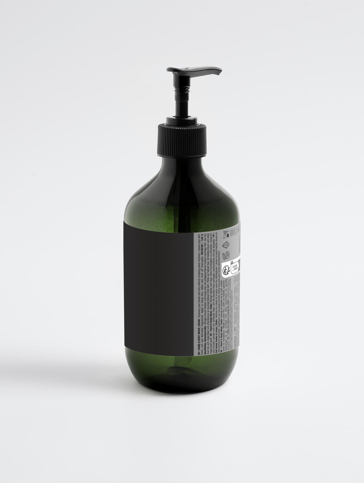 Naturseife Hand & Body Pfefferminze & Dunkle Zeder - 490ml